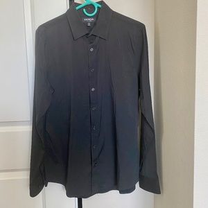 MEDIUM EXPRESS Performance button up Shirt Black